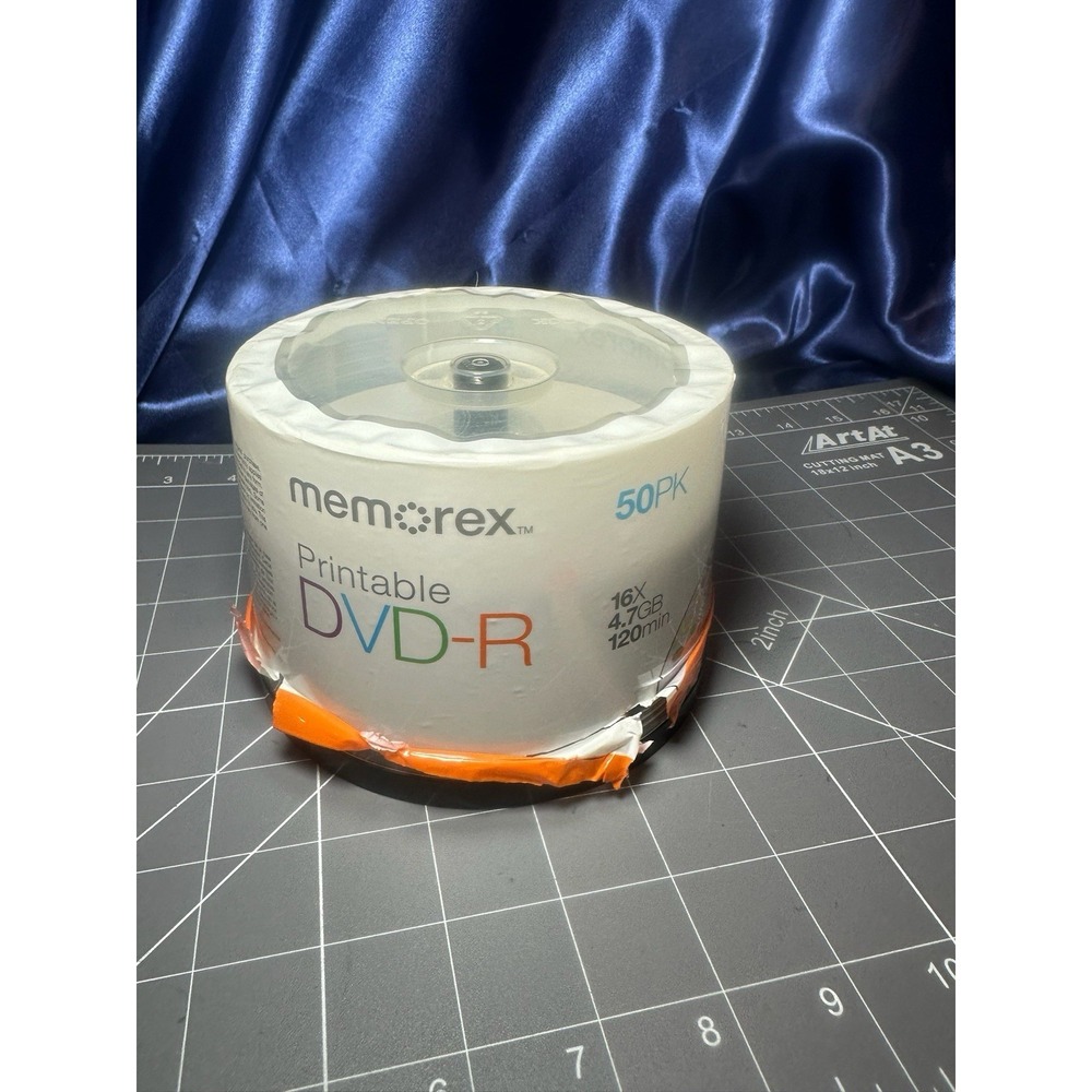 Memorex Partial (38) Printable DVD-R Pack 16X 4.7 GB 120 Min Blank DVD Spindle